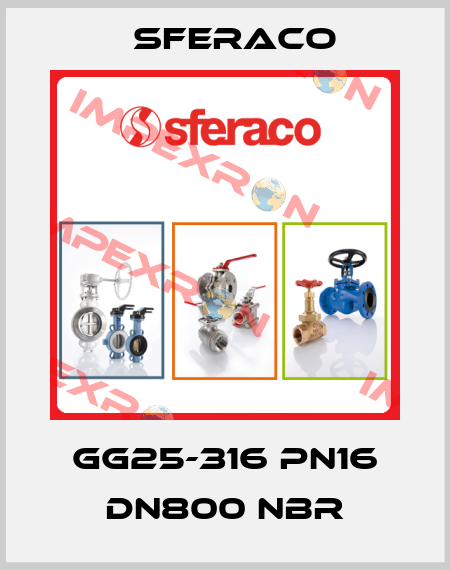 GG25-316 PN16 DN800 NBR Sferaco