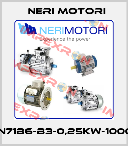 IN71B6-B3-0,25kW-1000 Neri Motori