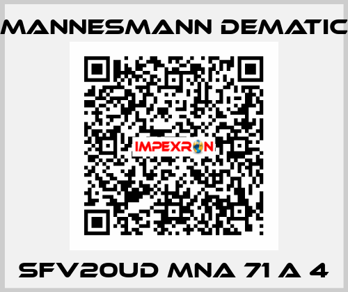 SFV20UD MNA 71 A 4 Mannesmann Dematic