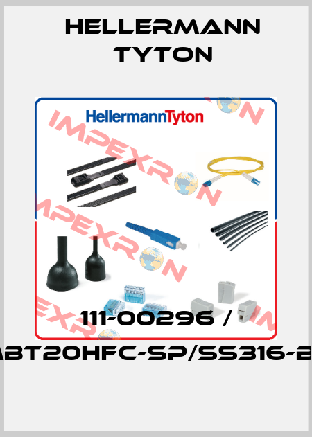 111-00296 / MBT20HFC-SP/SS316-BK Hellermann Tyton