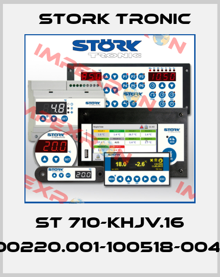 ST 710-KHJV.16 900220.001-100518-00431 Stork tronic