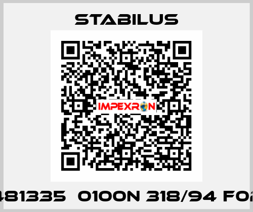481335  0100N 318/94 F02 Stabilus