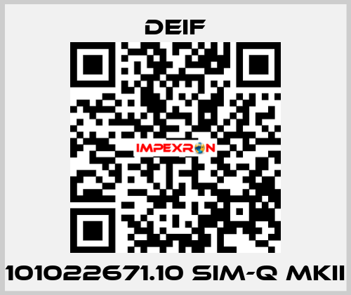 101022671.10 SIM-Q MKII Deif