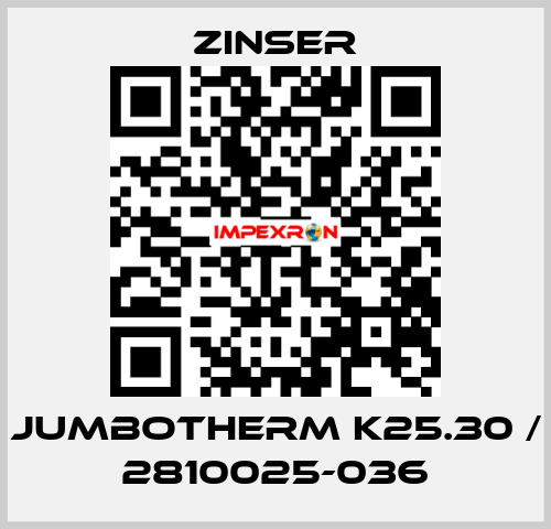 JUMBOTHERM K25.30 / 2810025-036 Zinser