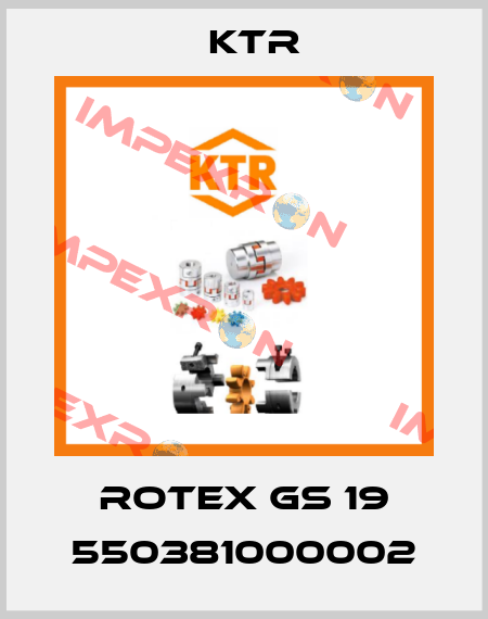 ROTEX GS 19 550381000002 KTR