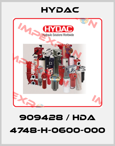909428 / HDA 4748-H-0600-000 Hydac
