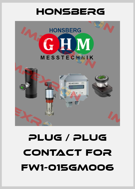 plug / plug contact for FW1-015GM006 Honsberg