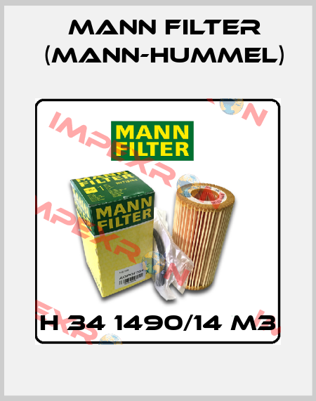 H 34 1490/14 M3 Mann Filter (Mann-Hummel)