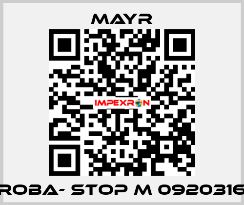 ROBA- stop M 0920316 Mayr