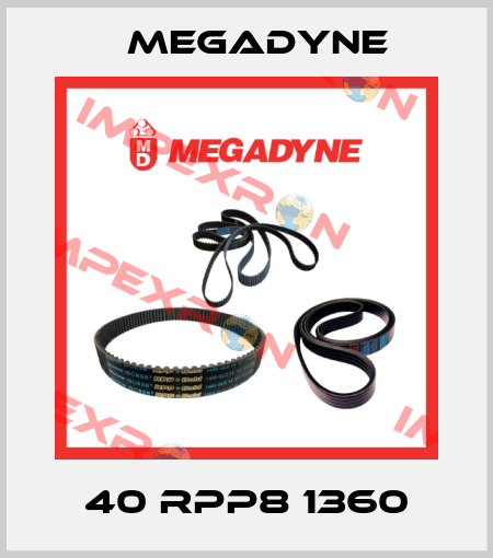 40 RPP8 1360 Megadyne