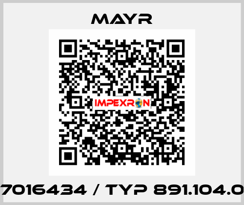 7016434 / Typ 891.104.0 Mayr