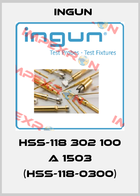 HSS-118 302 100 A 1503 (HSS-118-0300) Ingun