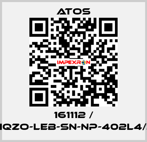 161112 / LIQZO-LEB-SN-NP-402L4/Z Atos