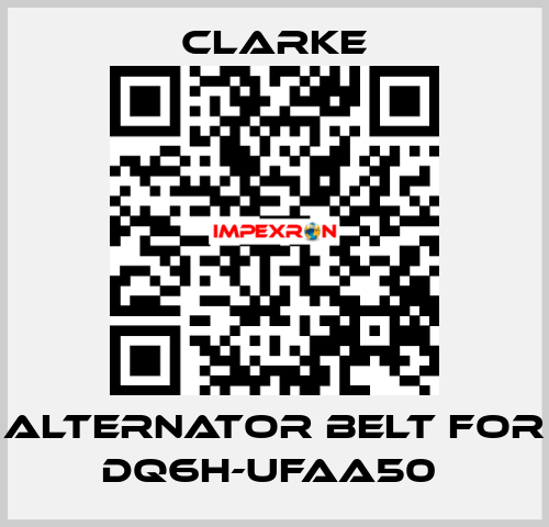 Alternator Belt for DQ6H-UFAA50  Clarke