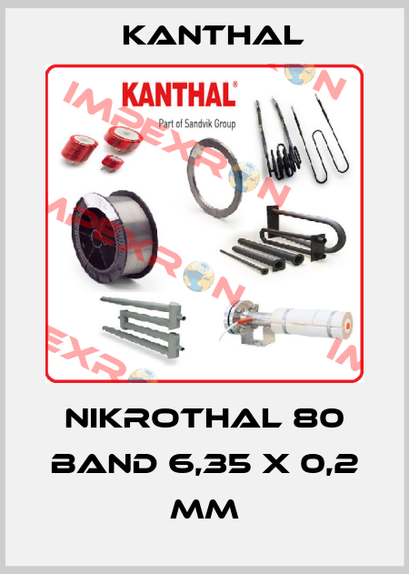 Nikrothal 80 Band 6,35 x 0,2 mm Kanthal