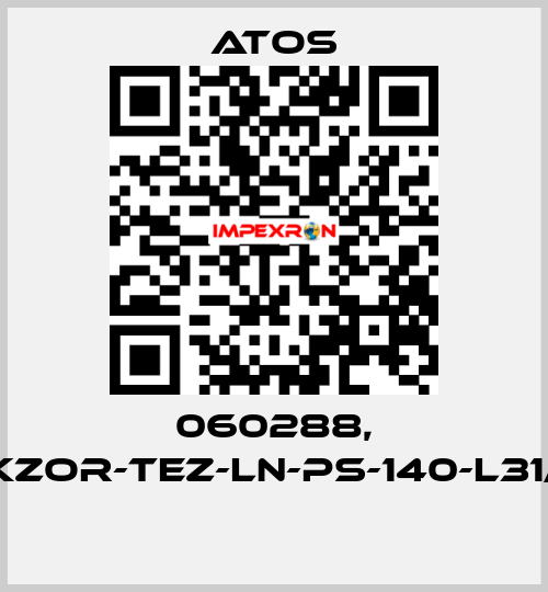 060288, DLKZOR-TEZ-LN-PS-140-L31/BZ   Atos