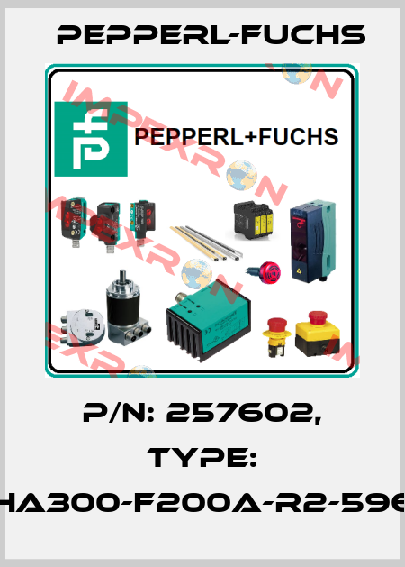 p/n: 257602, Type: PHA300-F200A-R2-5960 Pepperl-Fuchs