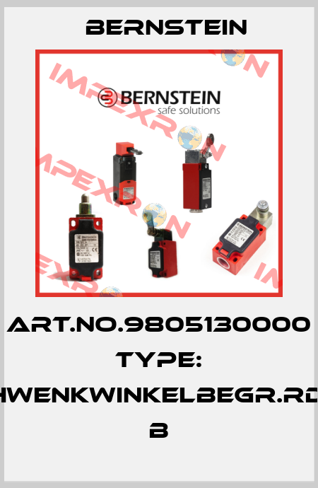 Art.No.9805130000 Type: SCHWENKWINKELBEGR.RD6,5      B Bernstein