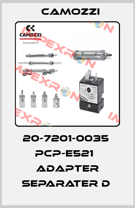 20-7201-0035  PCP-E521   ADAPTER SEPARATER D  Camozzi
