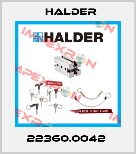 22360.0042  Halder