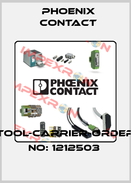 TOOL-CARRIER-ORDER NO: 1212503  Phoenix Contact