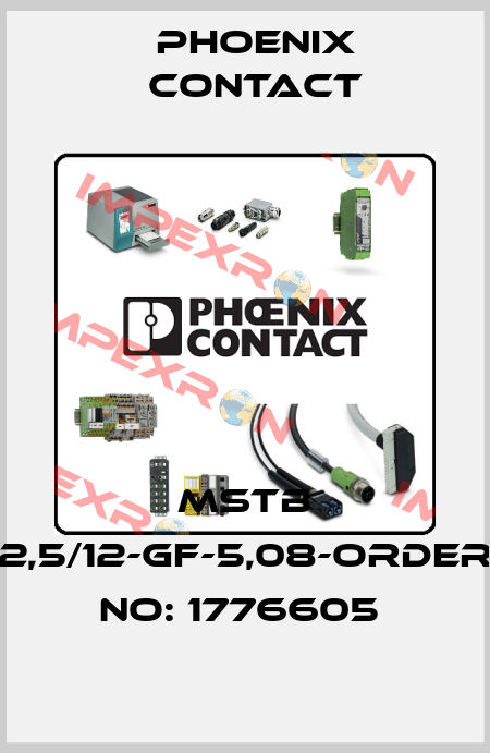 MSTB 2,5/12-GF-5,08-ORDER NO: 1776605  Phoenix Contact