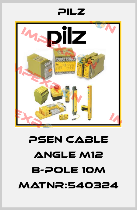 PSEN cable angle M12 8-pole 10m MatNr:540324 Pilz