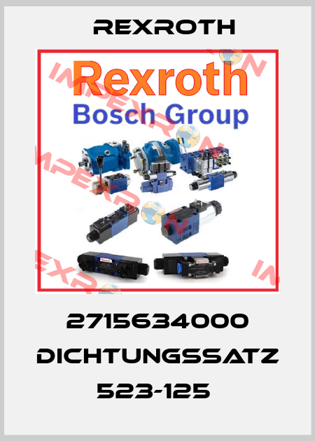 2715634000 DICHTUNGSSATZ 523-125  Rexroth