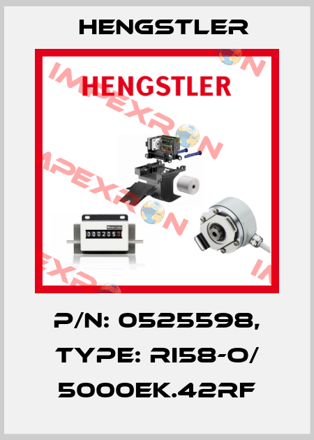 p/n: 0525598, Type: RI58-O/ 5000EK.42RF Hengstler