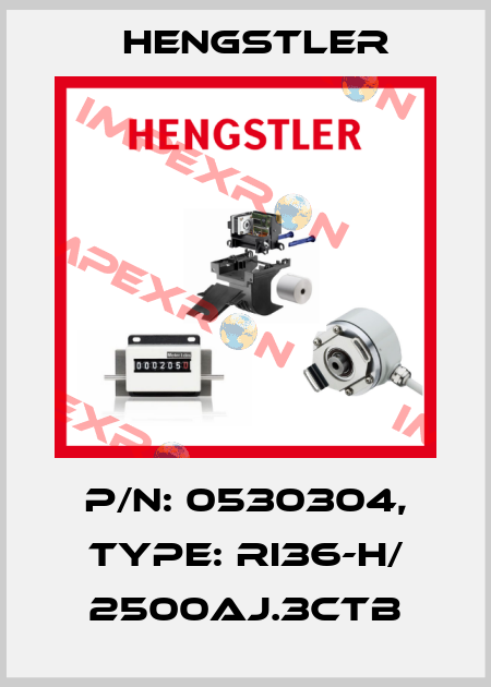 p/n: 0530304, Type: RI36-H/ 2500AJ.3CTB Hengstler