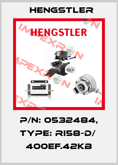 p/n: 0532484, Type: RI58-D/  400EF.42KB Hengstler