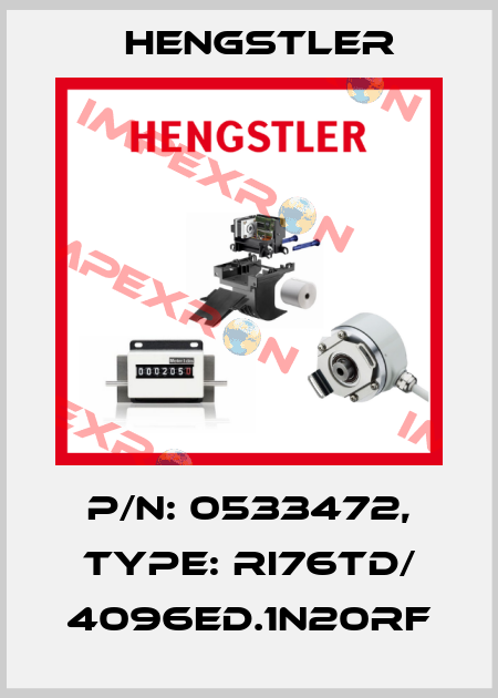 p/n: 0533472, Type: RI76TD/ 4096ED.1N20RF Hengstler