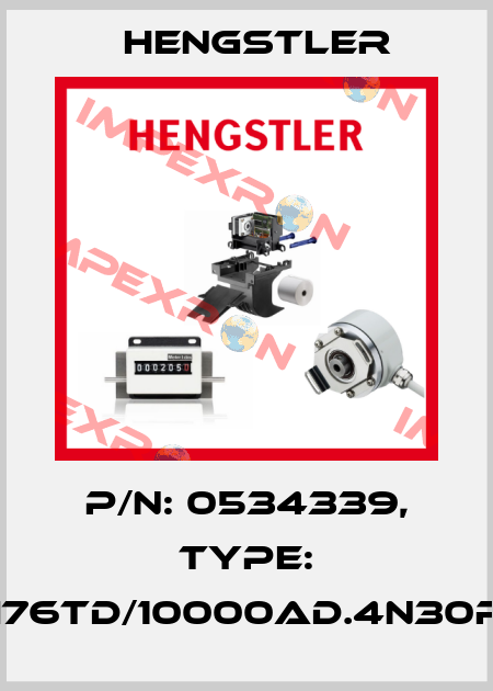 p/n: 0534339, Type: RI76TD/10000AD.4N30RF Hengstler