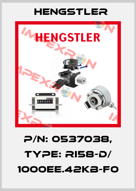 p/n: 0537038, Type: RI58-D/ 1000EE.42KB-F0 Hengstler