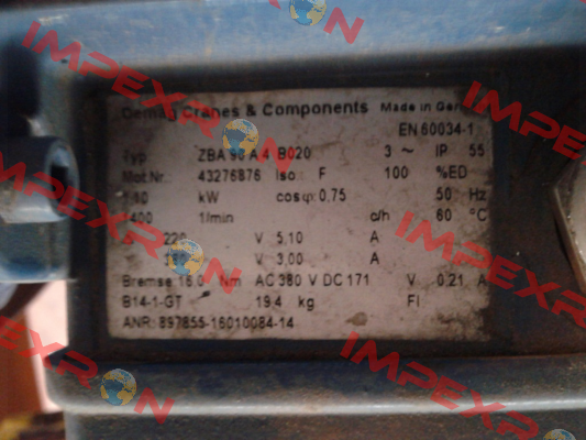 ZBA 90 A4 B020 - 43276876  Demag