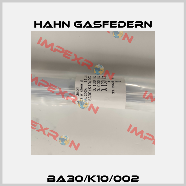 BA30/K10/002 Hahn Gasfedern
