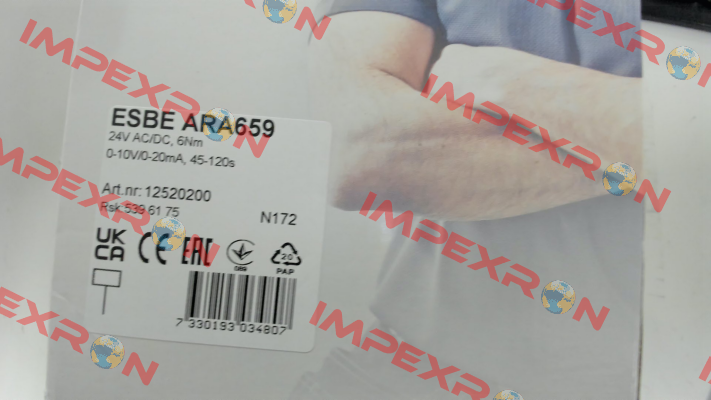 PN: 12520200 / Type: ARA 659 Esbe