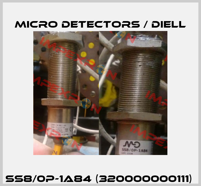 SS8/0P-1A84 (320000000111)  Micro Detectors / Diell