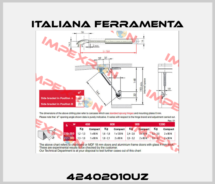 42402010UZ ITALIANA FERRAMENTA