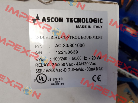 P/N AC-30/301000  Ascon