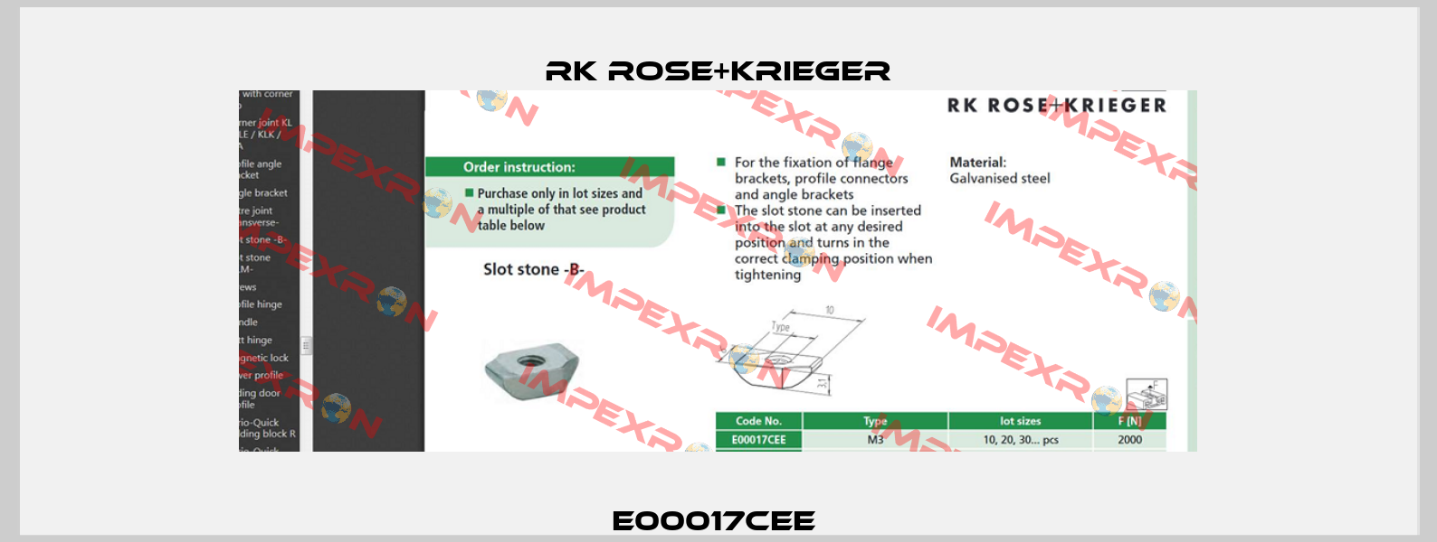 E00017CEE  RK Rose+Krieger