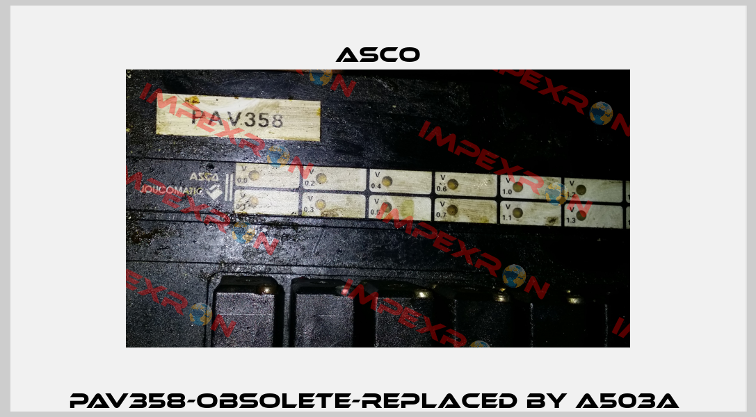 PAV358-obsolete-replaced by A503A  Asco