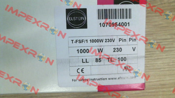 1070954001 / T-FSF/1 1000W 230V Elstein