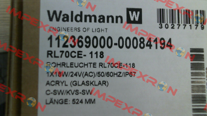 RL70CE-118　№112369000-00084194 Waldmann