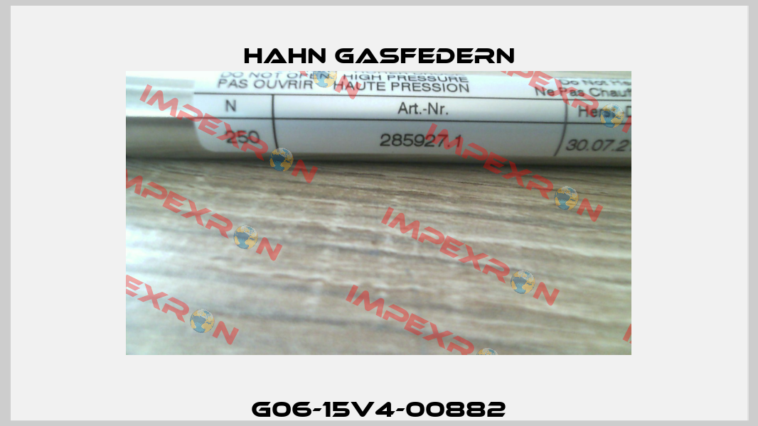 G06-15V4-00882 Hahn Gasfedern