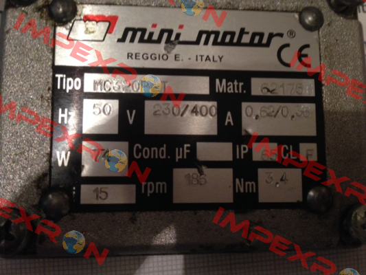 MC 320 P2T - B5 Minimotor