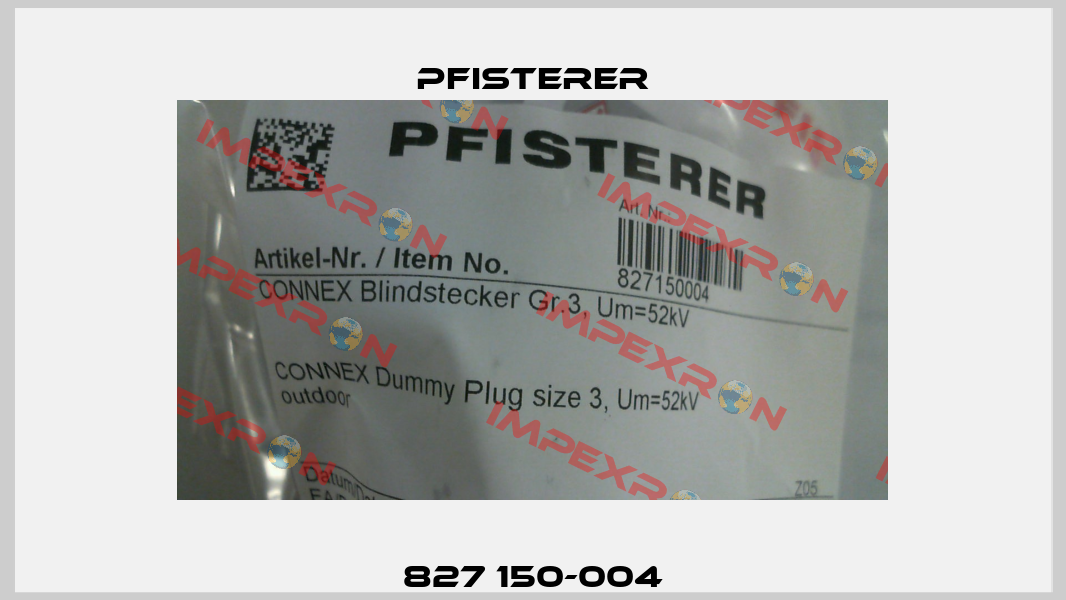 827 150-004 Pfisterer