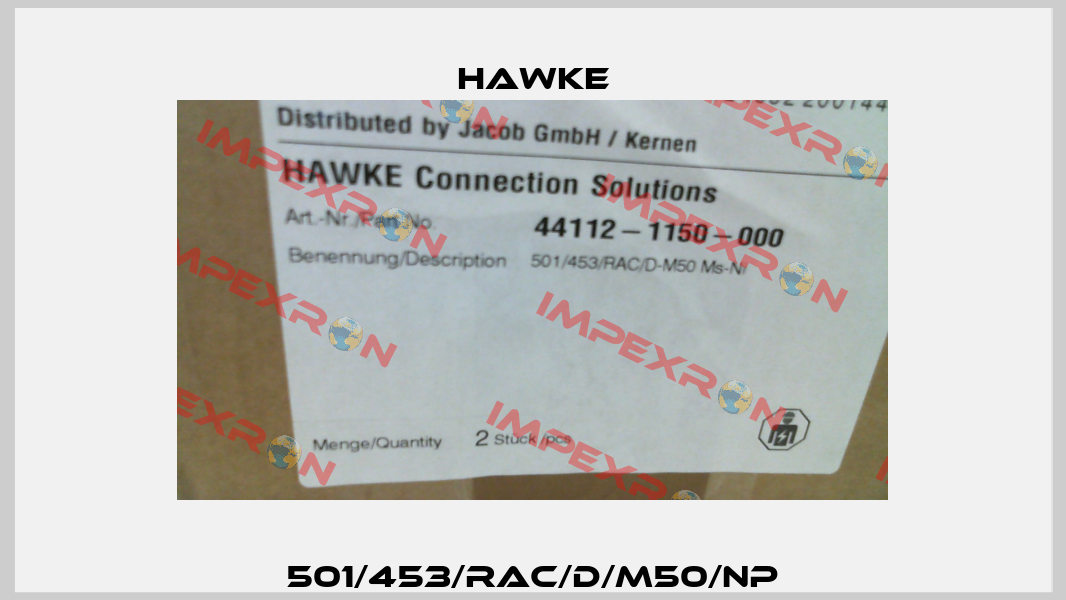 501/453/RAC/D/M50/NP Hawke