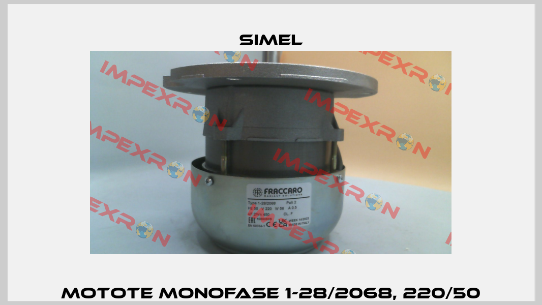 MOTOTE MONOFASE 1-28/2068, 220/50 Simel