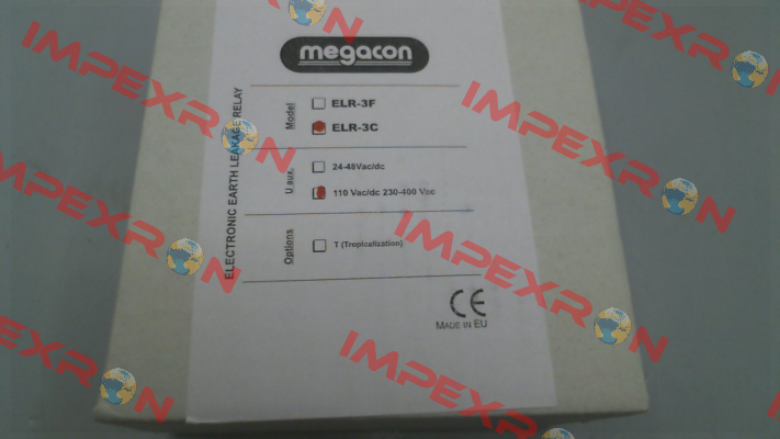 ELR-3C 110 VAC/DC 220-400 VAC / 604030 Megacon